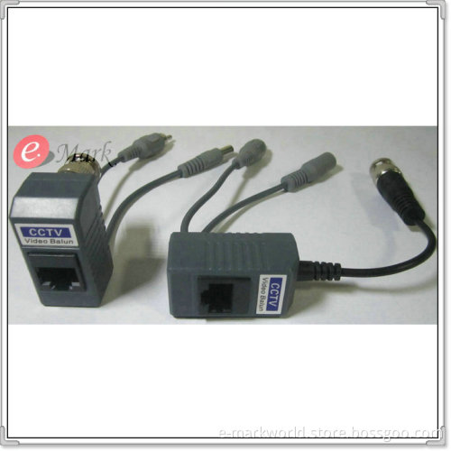 Audio Video Transmission Active Video Balun Male BNC Connector (213A)